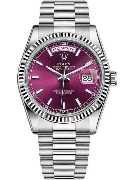 rolex day-date cherry dial price